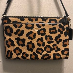 Leopard Print Coach Purse